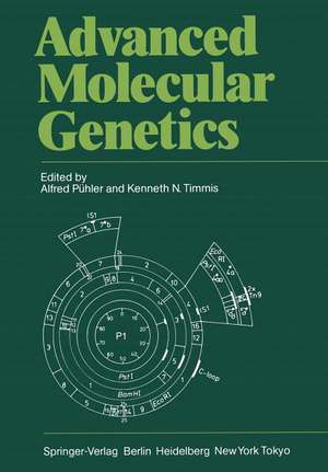 Advanced Molecular Genetics de Alfred Pühler