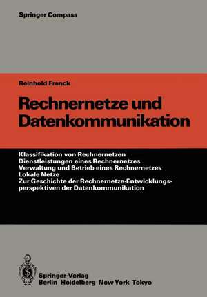 Rechnernetze und Datenkommunikation de Reinhold Franck