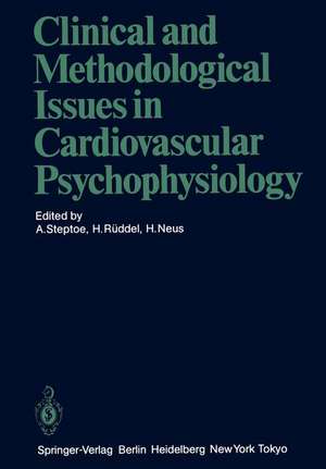 Clinical and Methodological Issues in Cardiovascular Psychophysiology de Andrew Steptoe