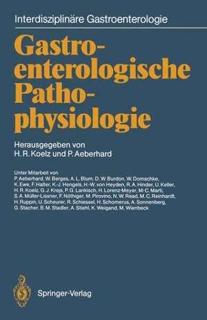 Gastroenterologische Pathophysiologie de P. Aeberhard