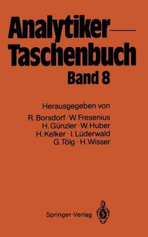 Analytiker-Taschenbuch de Rolf Borsdorf