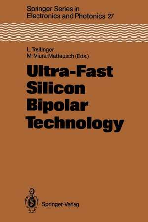 Ultra-Fast Silicon Bipolar Technology de Ludwig Treitinger