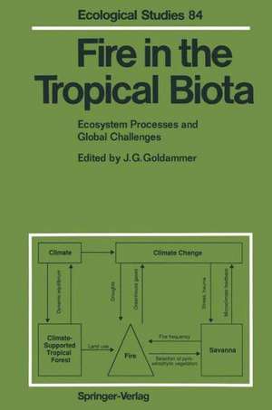 Fire in the Tropical Biota: Ecosystem Processes and Global Challenges de Johann G. Goldammer