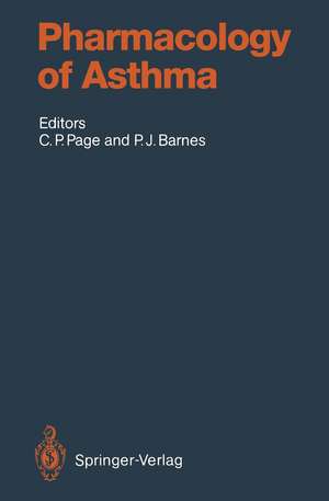 Pharmacology of Asthma de Clive P. Page