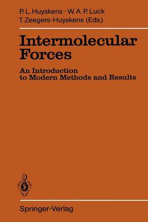 Intermolecular Forces: An Introduction to Modern Methods and Results de Pierre L. Huyskens