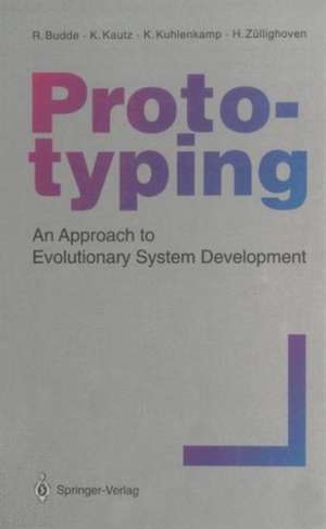 Prototyping: An Approach to Evolutionary System Development de P. Bacon