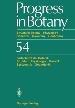 Progress in Botany / Fortschritte der Botanik: Structural Botany Physiology Genetics Taxonomy Geobotany / Struktur Physiologie Genetik Systematik Geobotanik de Karl Esser