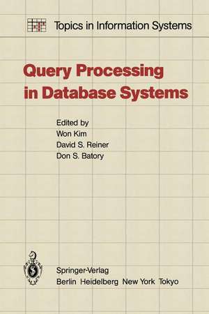 Query Processing in Database Systems de W. Kim