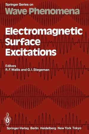 Electromagnetic Surface Excitations: Proceedings of an International Summer School at the Ettore Majorana Centre, Erice, Italy, July 1–13, 1985 de Richard F. Wallis