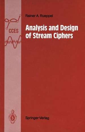 Analysis and Design of Stream Ciphers de Rainer A. Rueppel