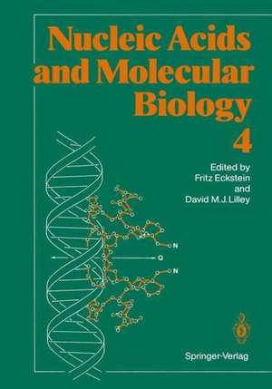 Nucleic Acids and Molecular Biology 4 de Fritz Eckstein