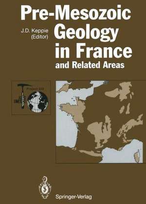 Pre-Mesozoic Geology in France and Related Areas: and Related Areas de J. Chantraine