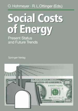 Social Costs of Energy: Present Status and Future Trends de Olav Hohmeyer