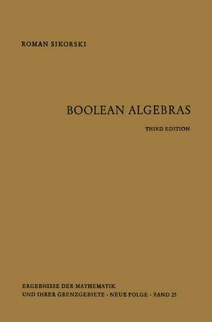 Boolean Algebras de Roman Sikorski