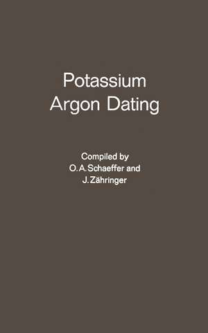 Potassium Argon Dating de O. A. Schaeffer