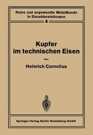 Kupfer im technischen Eisen de Heinrich Cornelius