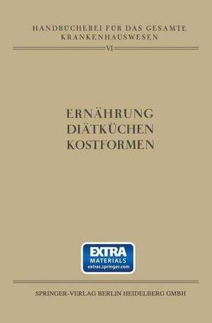 Ernährung · Diätküchen · Kostformen de L. Kuttner