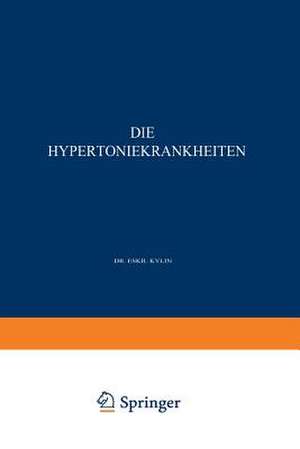 Die Hypertoniekrankheiten de Eskil Kylin