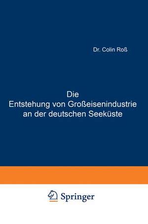 Die Entstehung von Großeisenindustrie an der deutschen Seeküste de Colin Roß