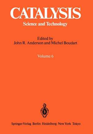 Catalysis: Science and Technology Volume 6 de John R. Anderson