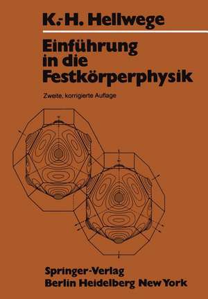 Einführung in die Festkörperphysik de K.H. Hellwege