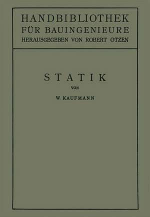 Statik de Walther Kaufmann