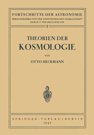 Theorien der Kosmologie de Otto Heckmann