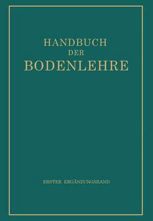 Handbuch der Bodenlehre de E. Blanck