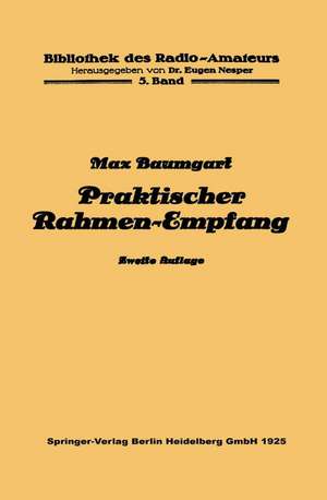 Praktischer Rahmen-Empfang de Max Baumgart