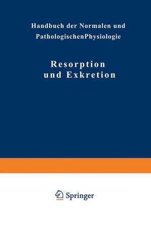 Resorption und Exkretion de NA Adler