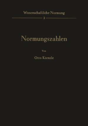 Normungszahlen de O. Kienzle