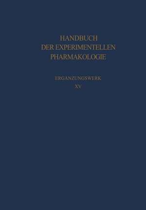 Cholinesterases and Anticholinesterase Agents de George B. Koelle