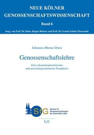 Genossenschaftslehre de Johannes Blome-Drees