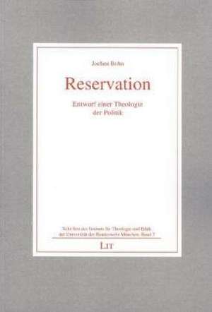 Reservation de Jochen Bohn