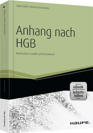 Anhang nach HGB - inkl. Arbeitshilfen online de Ulrike Eidel