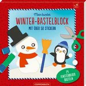 Mein bunter Winter-Bastelblock de Kristin Labuch