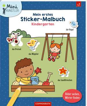 Mein erstes Sticker-Malbuch: Kindergarten de Deborah van de Leijgraaf