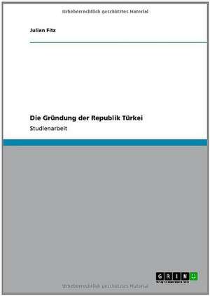 Die Gründung der Republik Türkei de Julian Fitz