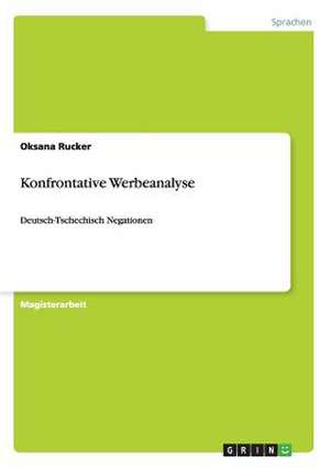 Konfrontative Werbeanalyse de Oksana Rucker
