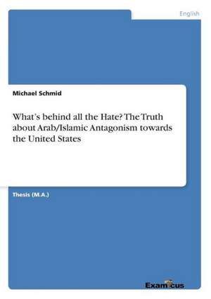 What¿s behind all the Hate? The Truth about Arab/Islamic Antagonism towards the United States de Michael Schmid