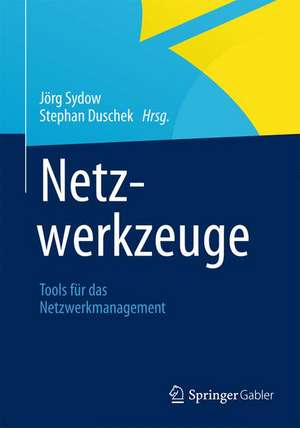 Netzwerkzeuge: Tools für das Netzwerkmanagement de Jörg Sydow