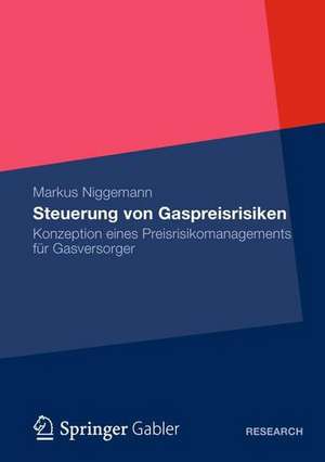 Steuerung von Gaspreisrisiken: Konzeption eines Preisrisikomanagements für Gasversorger de Markus Niggemann