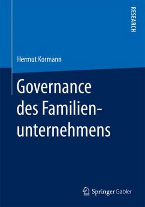 Governance des Familienunternehmens de Hermut Kormann