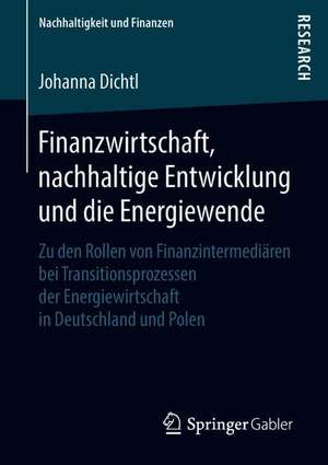 Finanzwirtschaft, nachhaltige Entwicklung und die Energiewende: Zu den Rollen von Finanzintermediären bei Transitionsprozessen der Energiewirtschaft in Deutschland und Polen de Johanna Dichtl