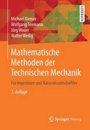 Mathematische Methoden der Technischen Mechanik: Für Ingenieure und Naturwissenschaftler de Michael Riemer