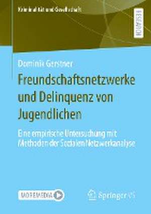 Freundschaftsnetzwerke und Delinquenz von Jugendlichen: Eine empirische Untersuchung mit Methoden der Sozialen Netzwerkanalyse de Dominik Gerstner