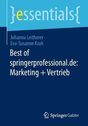 Best of springerprofessional.de: Marketing + Vertrieb de Johanna Leitherer