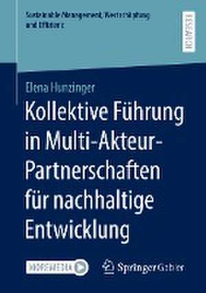 Kollektive Führung in Multi-Akteur-Partnerschaften für nachhaltige Entwicklung de Elena Hunzinger