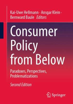 Consumer Policy from Below de Kai-Uwe Hellmann