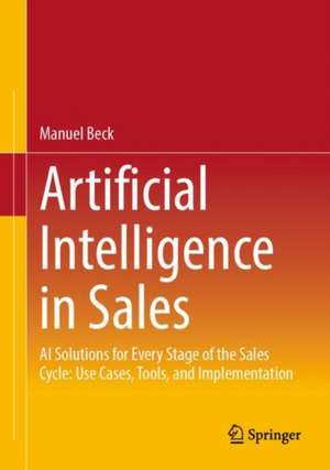 Artificial Intelligence in Sales de Manuel Beck